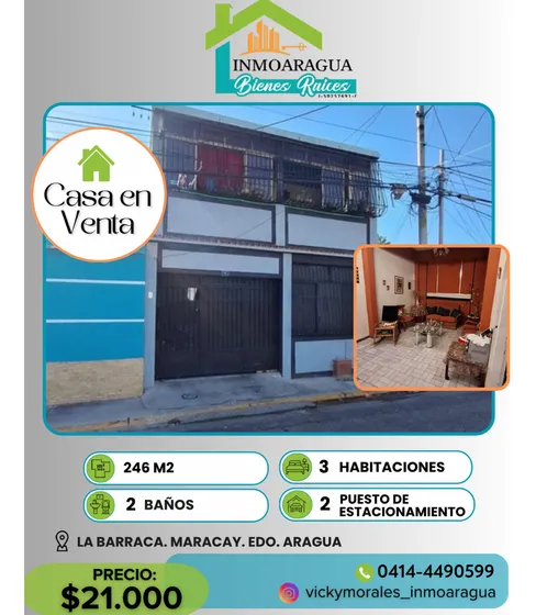 Venta Casa La Barraca. Cercana A La Av.bolivar/mcy/vm239