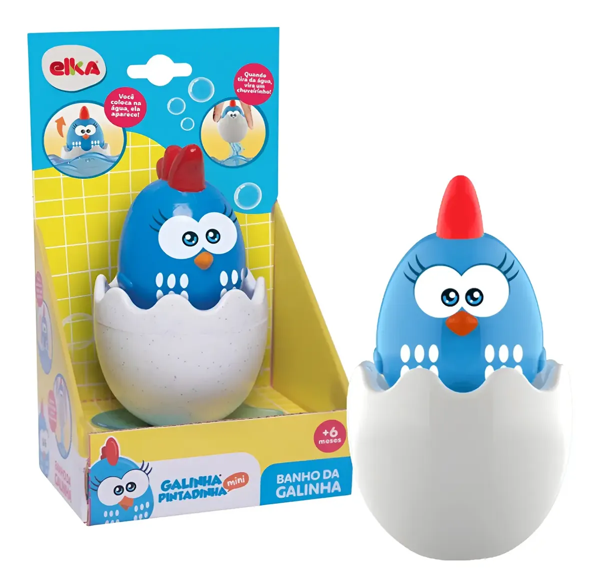 BANHO DA GALINHA - GALINHA PINTADINHA