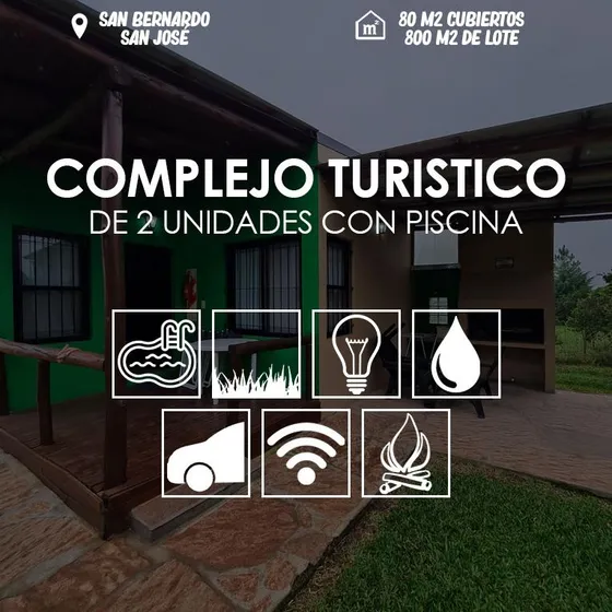 Complejo Con Piscina En San Bernardo E.r.