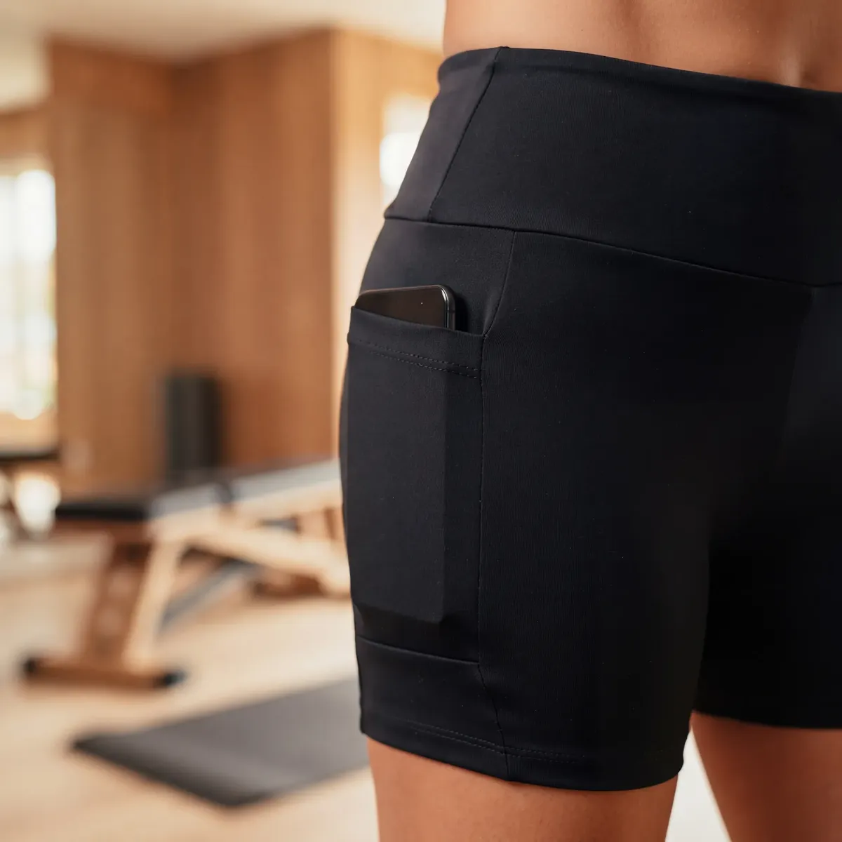 Short Fitness Academia Cintura Alta Mercado Livre Basics