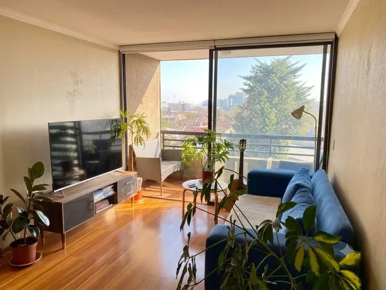Excelente Departamento Con Vistas Despejadas Providencia