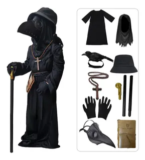 Traje de médico de la peste negra mercadolibre sale
