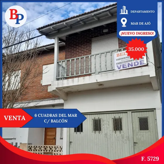 Depto 1 Amb Al Frente C/ Balcón F: 5729