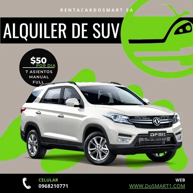 Alquiler De Suv Manual De 7 Asientos,  Full Equipo