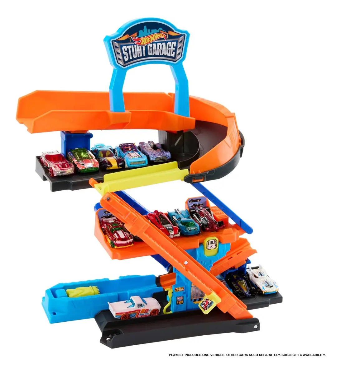 Pista Hot Wheels City Garagem De Acrobacias Mattel