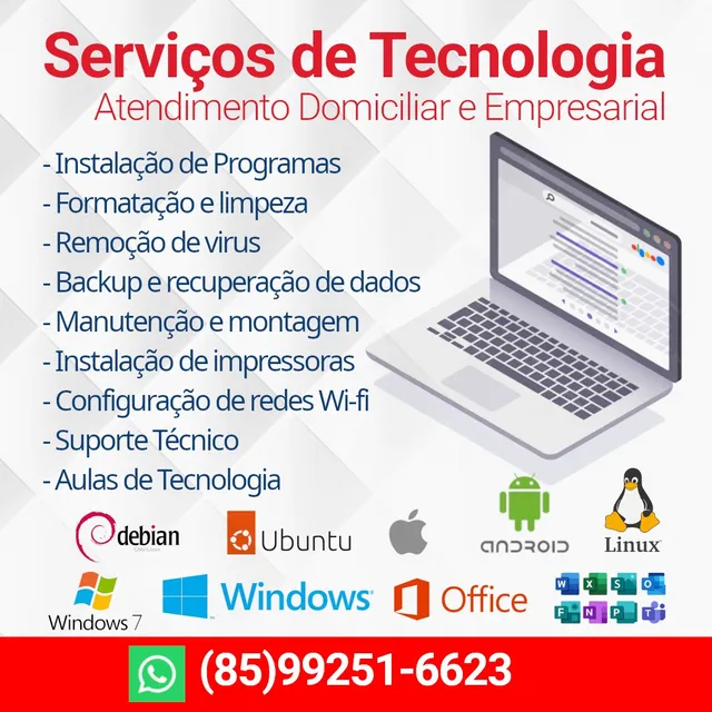 Técnico Em Informática Conserto De Computadores E Notebook