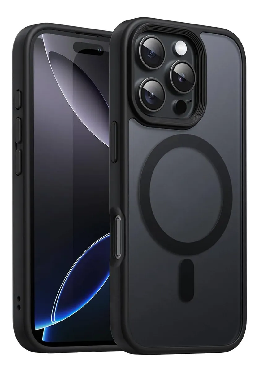 Um smartphone com uma capa resistente, talvez mostrando um detalhe de absorção de impacto.]