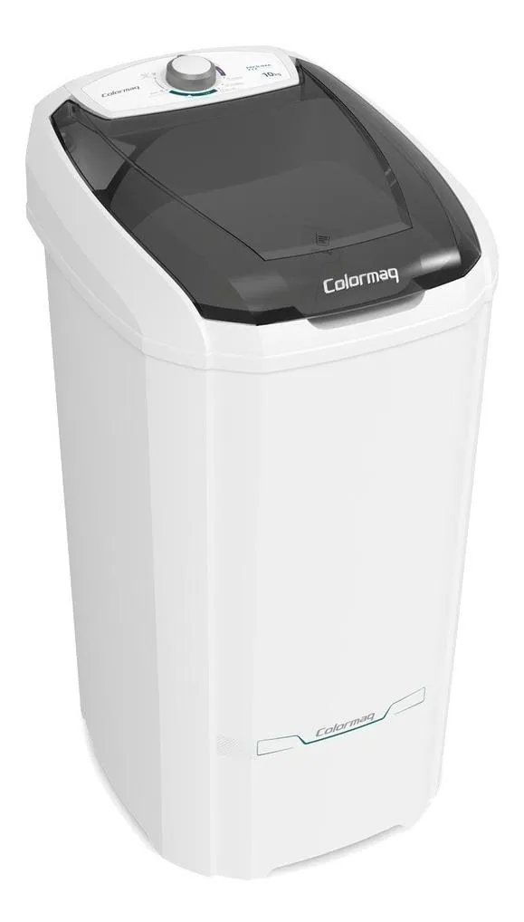 Máquina de lavar Roupas semi-automática Tanquinho Colormaq LCS - 10kg branca 127 V