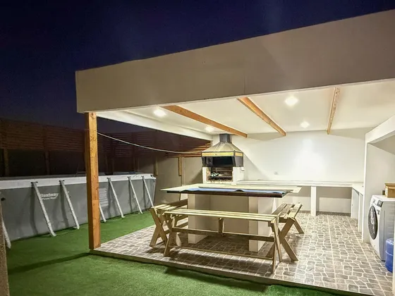 Casa 3d/3b Amoblada Con Patio, Piscina Y Quincho En El Sauce