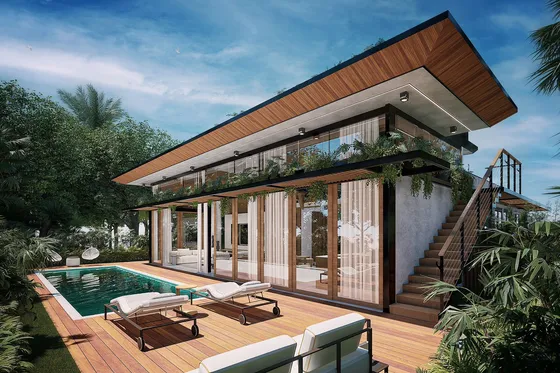 Elegantes Villas De Lujo En Punta Cana Doble Altura Con 4 Habitaciones Y Facil Acceso