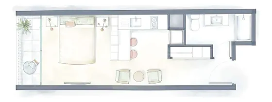 Departamento Estudio En Venta En Metro Irarrázaval