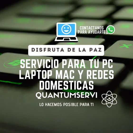 Servicio Técnico Computación Pc Laptop Mac Redes A Domicilio