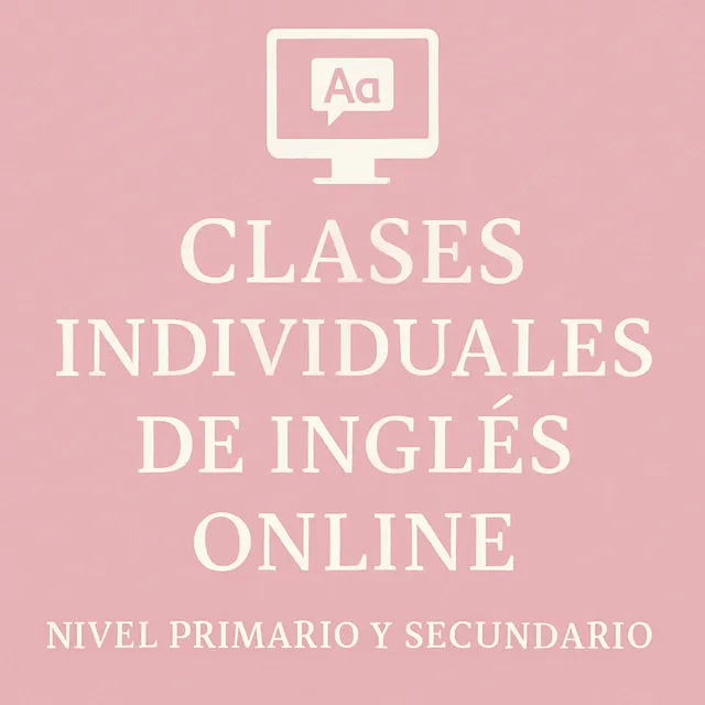  Profesora De Inglés. Clases Individuales.online. Presencial