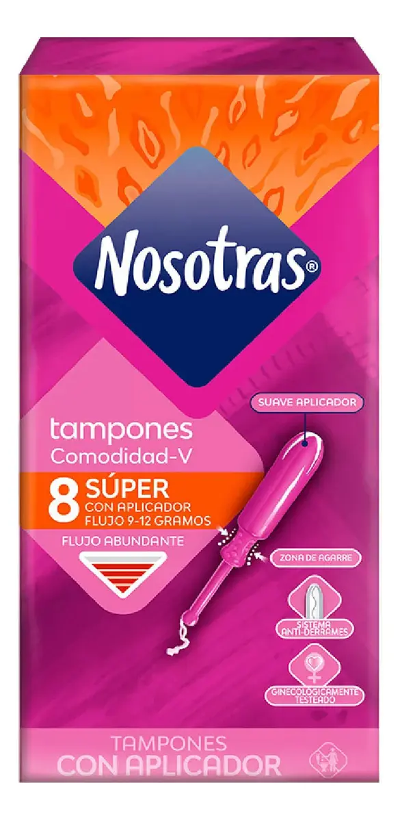 TAMPONES NOSOTRAS SUPER 8 UNID.