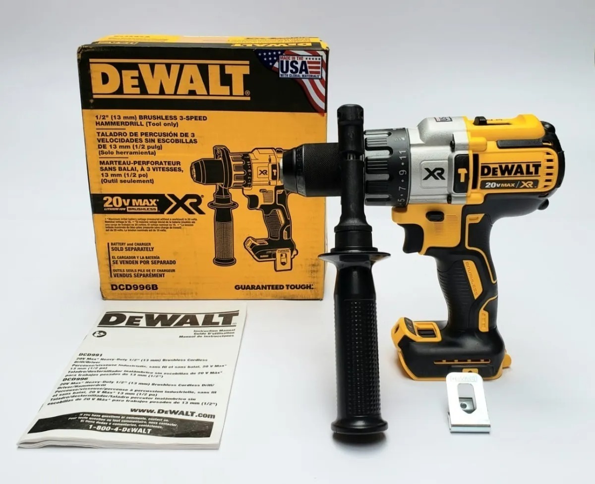 Taladro Percutor Dewalt Dcd B Xr V M X Made In Usa Mercado Libre