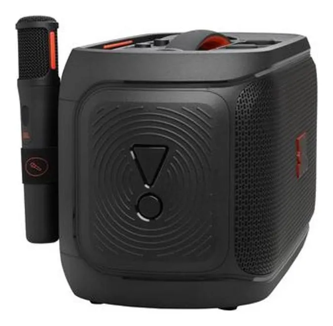 Caixa De Som Jbl Partybox On The Go 2 Preta Com Microfone - Imagem 2