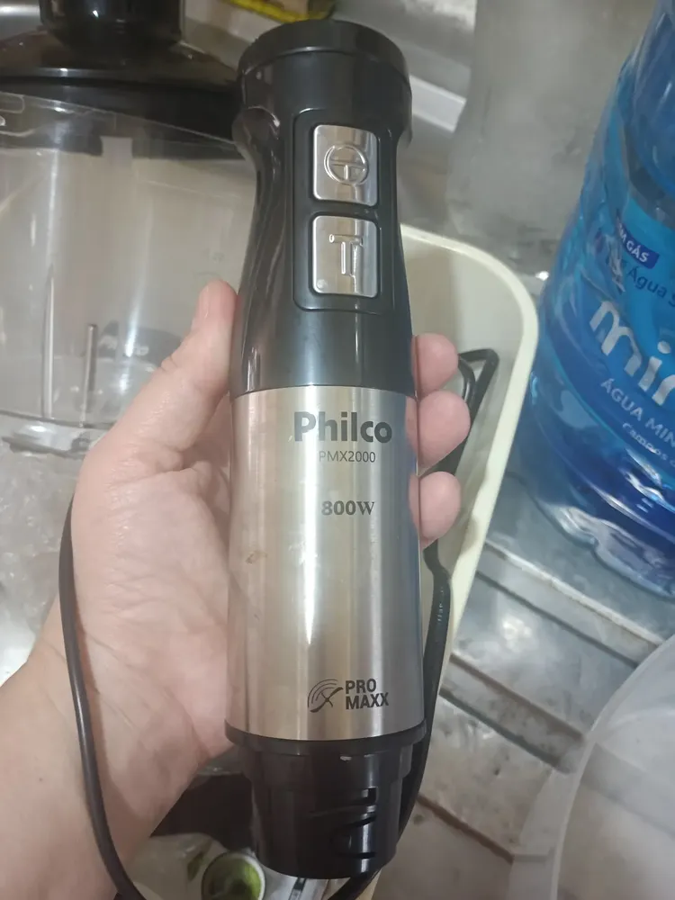 Mixer Philco Pmx2000 Processador 3 Em 1 800w Inox Preto 110v