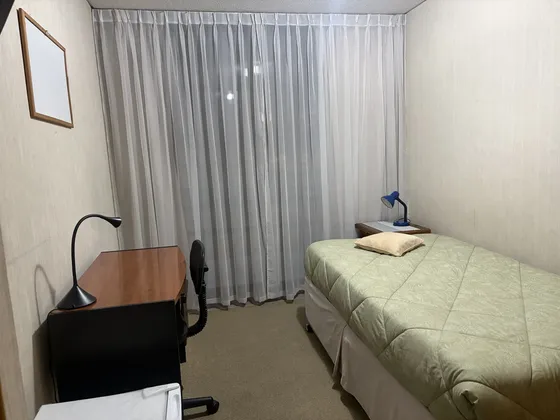 Pieza Luminosa En Las Condes Con Baño De Uso Exclusivo