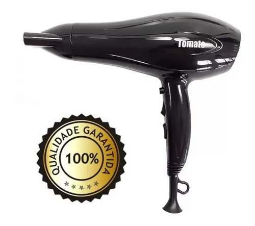Secador Cabelo Profissional 2000w Mse 2600b Tomate Cor Preto