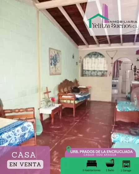 Casa En Venta En La Urb Prados De La Encrucijada Cagua