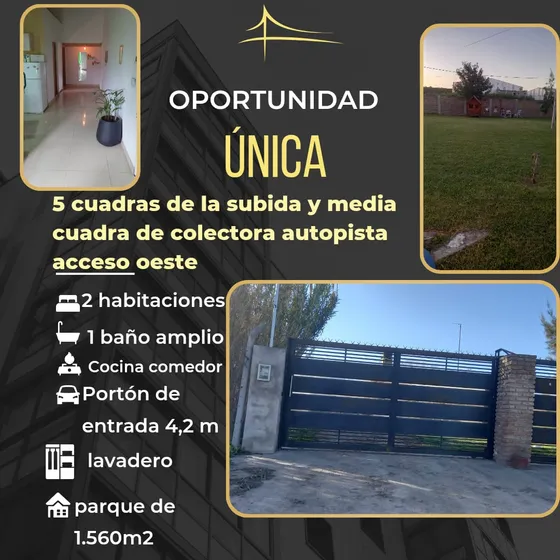 3 Ambientes, 1 Baño, Patio Y Pileta 