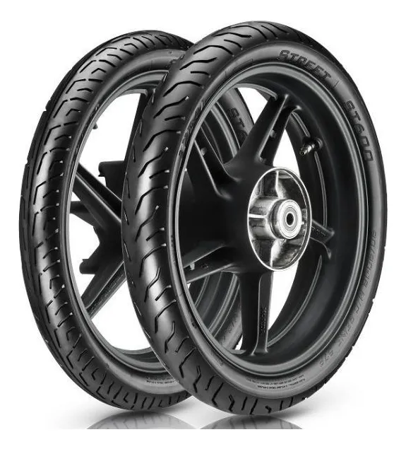 Par Pneu 80/100-18+90/90-18 S/c Cg Fan Titan 160 Vipal