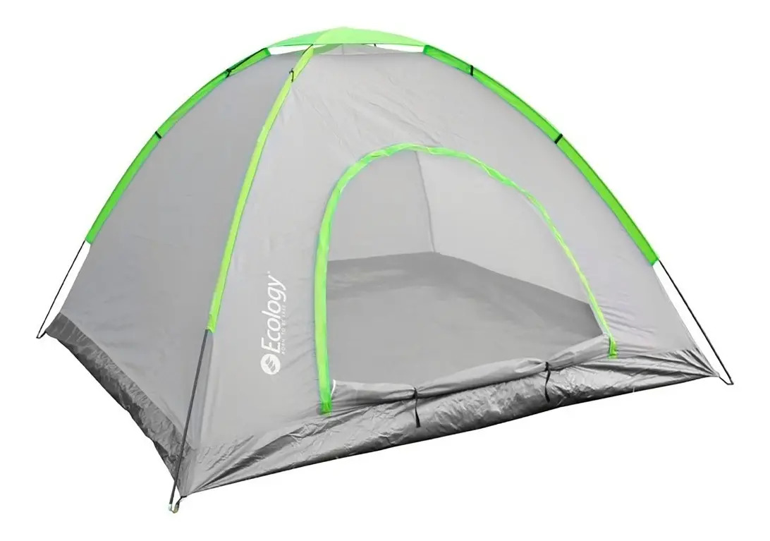 Carpa Ecology Sunshine (4 Personas, Gris/Verde) ECOLOGY Caja x 1 undefined