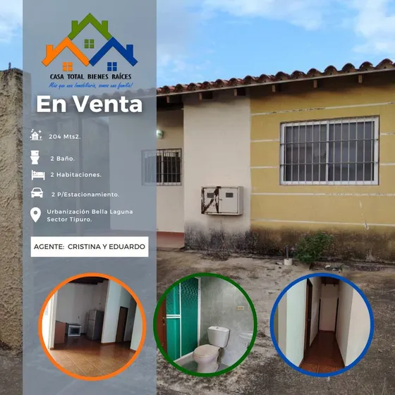 Se Vende Casa En La Urbanizacion Bella Laguna Sector Tipuro