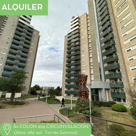 Alquiler Departamento En Altos Villa Sol   1 Dormitorio,asador, Amenities
