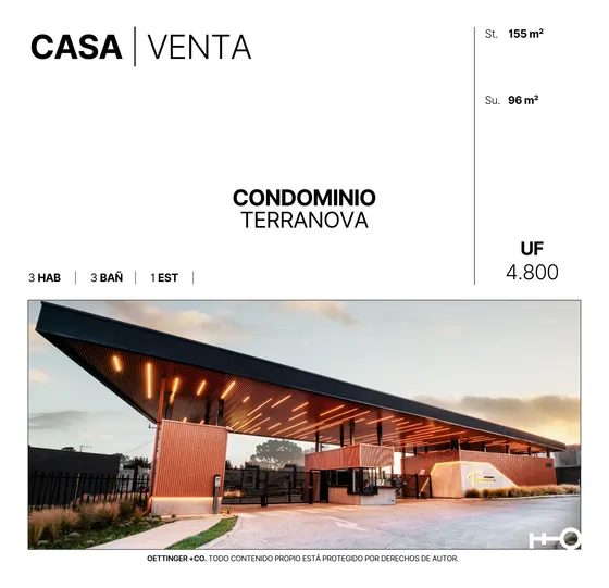 Casa Nueva En Venta - Condominio Terranova