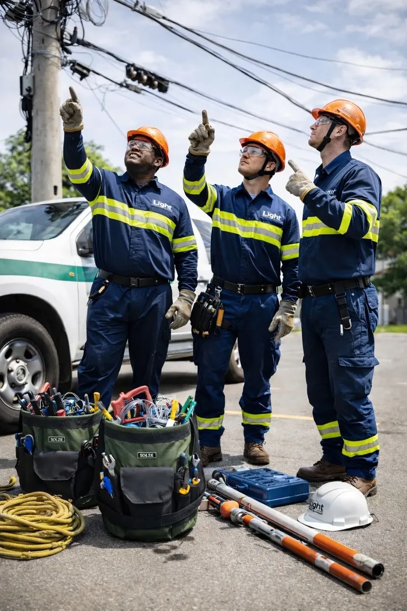 Bolsa Balde Para Içar Ferramentas, Eletricista E Telecom (p) - Imagem 2