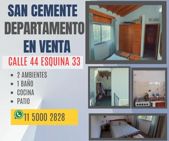 Departamento Venta San Clemente 2  Ambientes