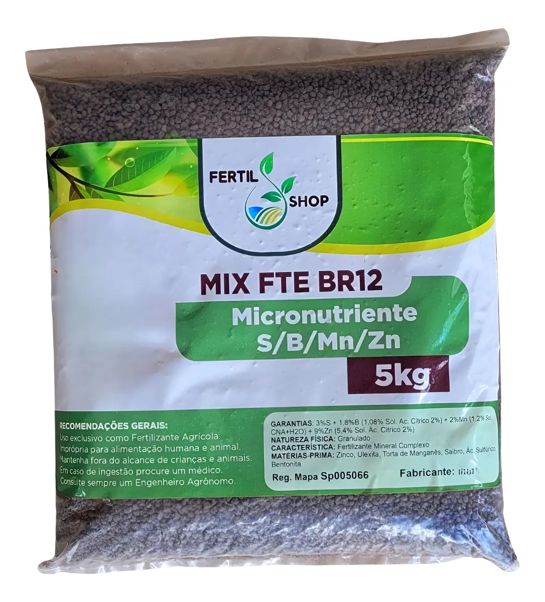 Fertilizante Mineral Complexo Fte 12 Br Micronutrientes 5kg