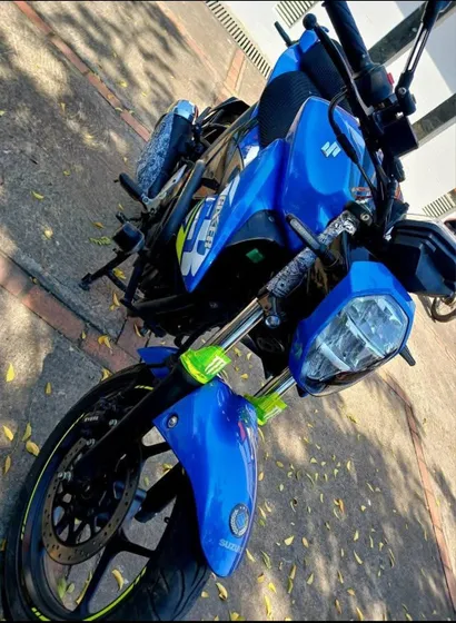 Gixxer 150 Fi, Color Azul, Modelo 2024