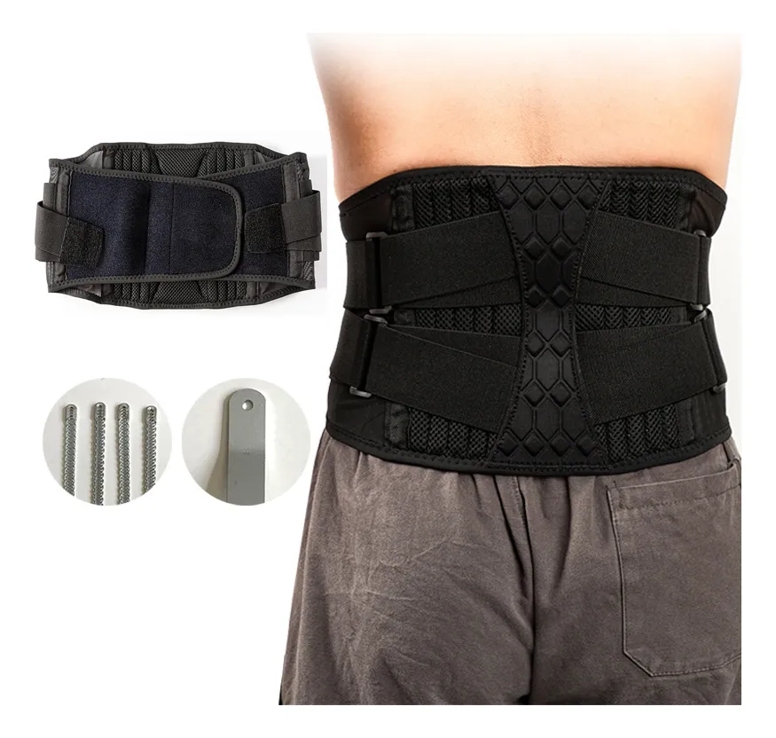 Cinturón/soporte Lumbar Ajustable De Doble Tracción