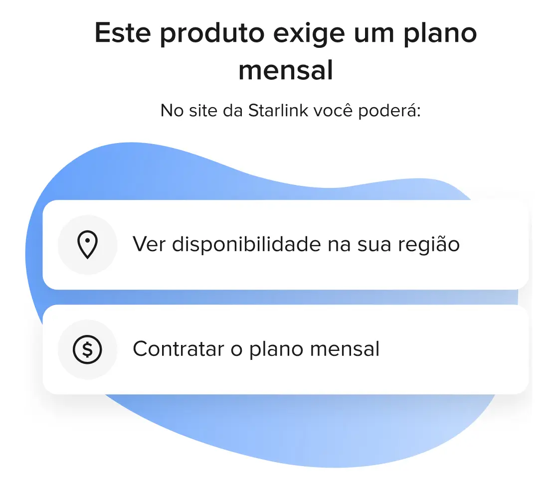 Kit De Internet Via Satelite Starlink Mini Branco