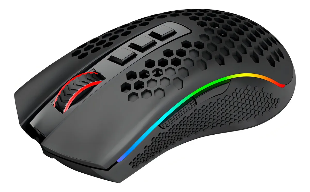 Mouse Gamer Sem Fio Storm Pro Redragon Rgb Chroma Mark Ll - Imagem 3