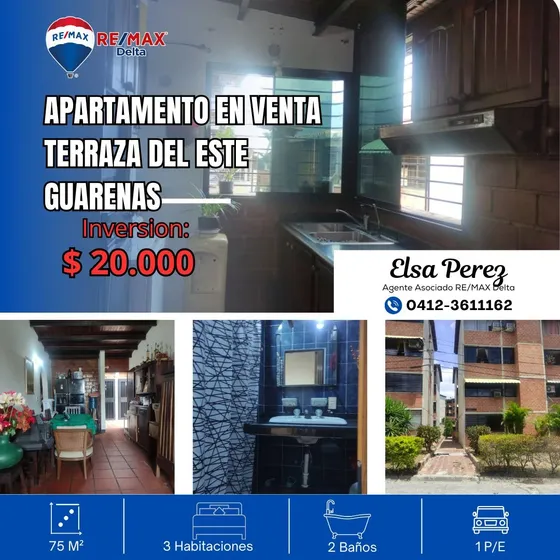 Vendo Apartamento En Terrazas Del Este, Guarenas.