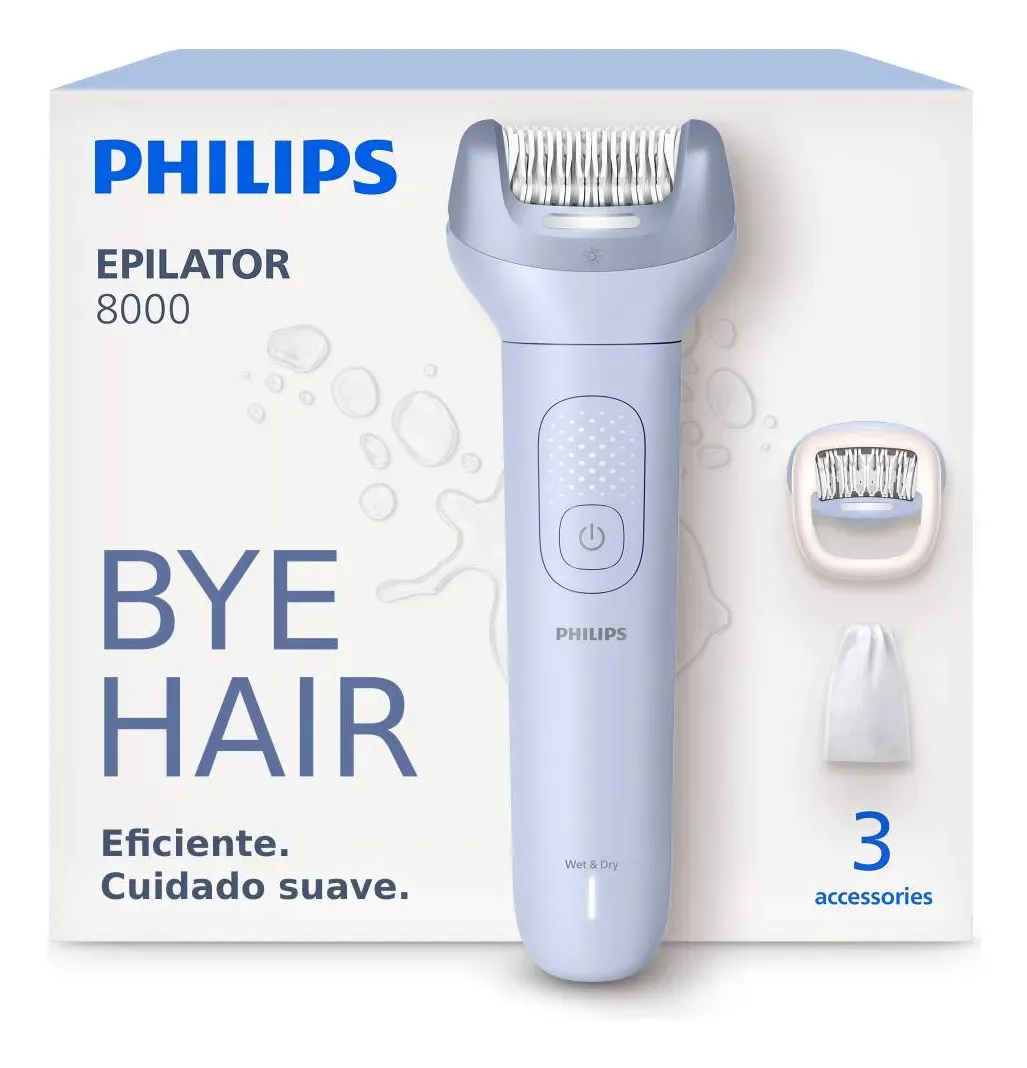 Depiladora Philips Epilator Serie 8000 Bre708/00 Cerámica