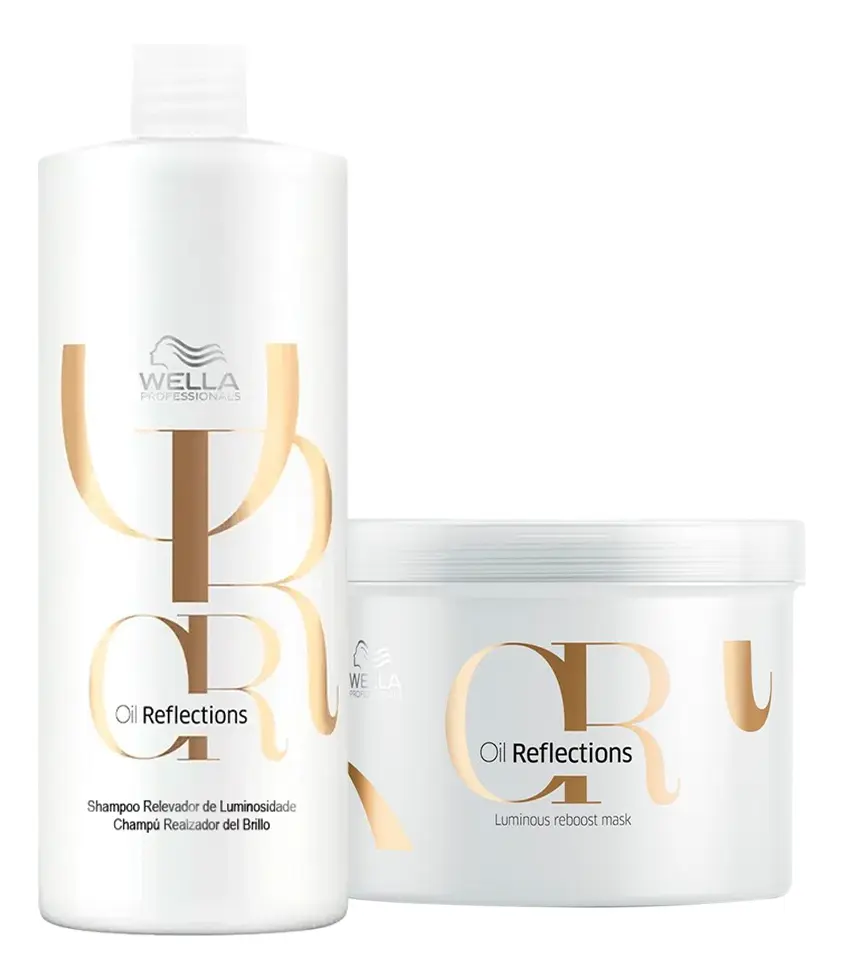 Kit Wella Professionals Oil Reflections Shampoo E Máscara