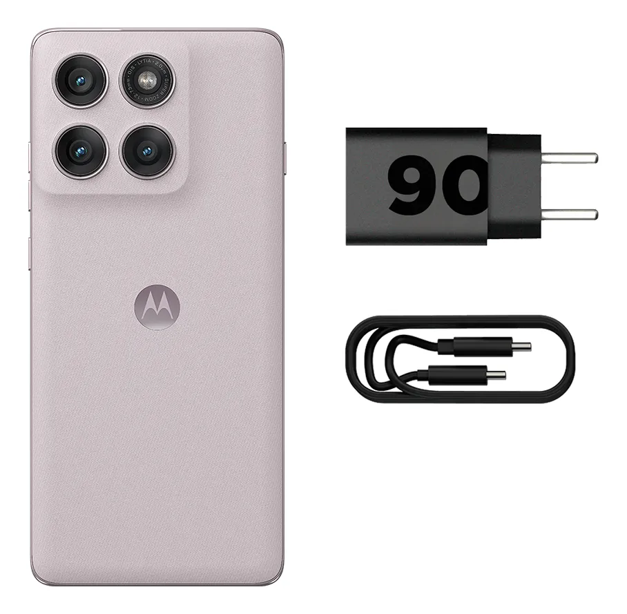 Smartphone Motorola Edge 60 Pro 5g - 512gb 24gb (12gb Ram+12gb Ram Boost) Tela Quad-curve Moto Ai 50mp Sony Camera Ultrarresistencia Militar Ip68 + Ip69 - Off White - Imagem 2