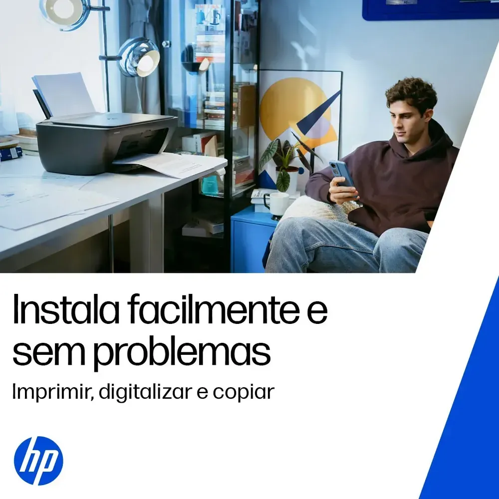Impressora Multifuncional Hp Deskjet Ink Advantage 2975 Colorida 1 Usb 2.0 De Alta Velocidade Wi-fi De Banda Dupla - 100 A 240 Vca - Aj4y4a#ak4 Preto 127/220v