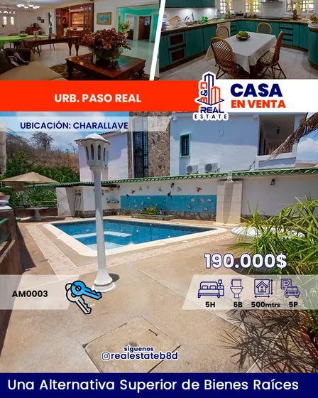 Quinta En Venta   Urb. Paso Real - Charallave
