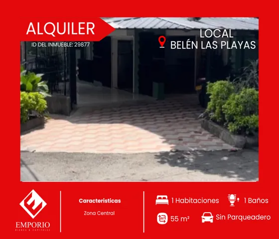 Arriendo Local Comercial Belén Las Playas