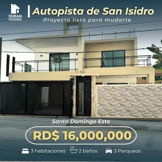 Venta De Casa En La Autopista De San Isidro Brisa Oriental