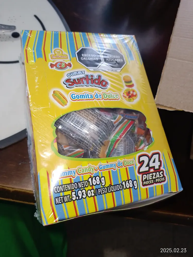 Gomitas Gummy 24 Piezas Las Delicias Pizza Hamburguesa | MercadoLibre
