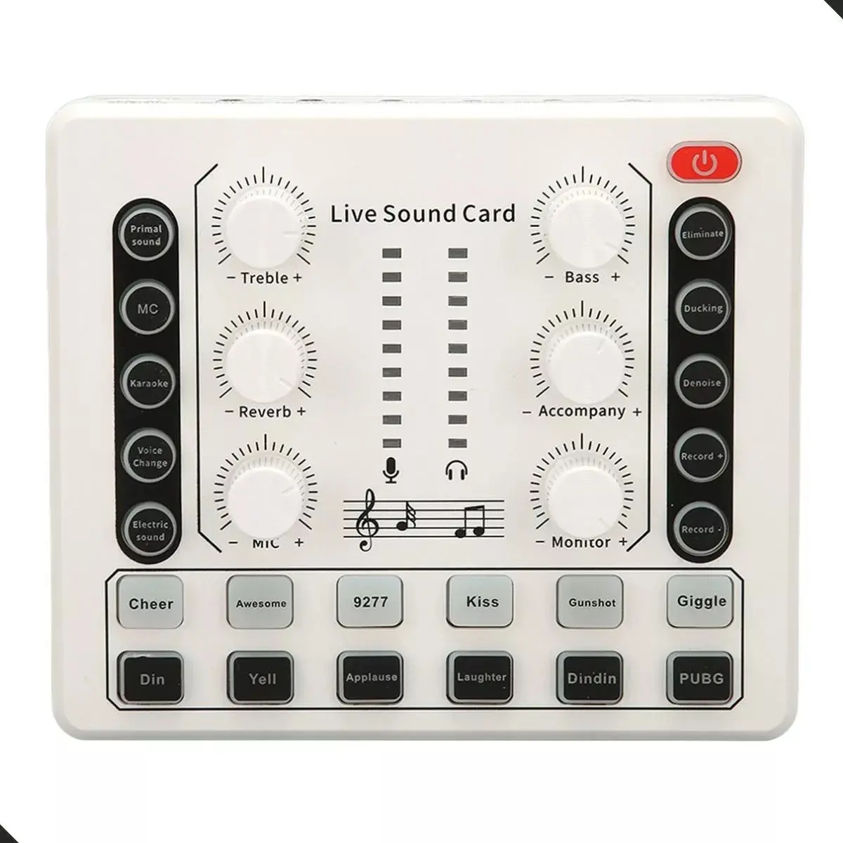 Mesa De Som Tomate Mps-001 Canais Mp3 Estéreos Efeitos Usb 220ma