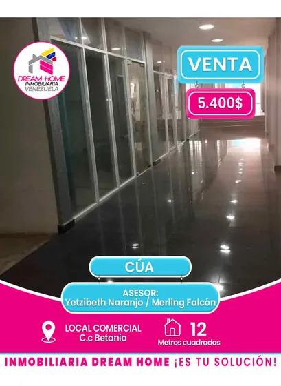 Local Comercial En Venta Cc. Betania  Cúa 