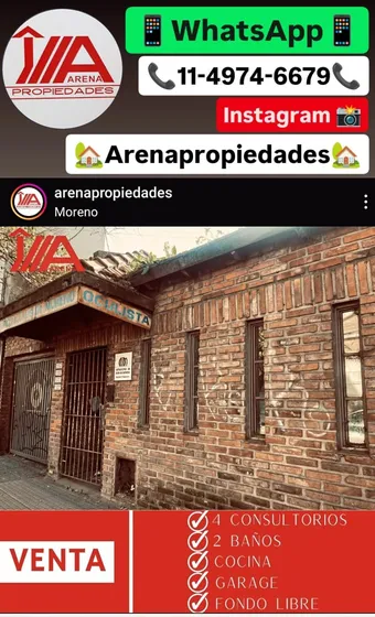 Inmueble En Venta Moreno Centro 