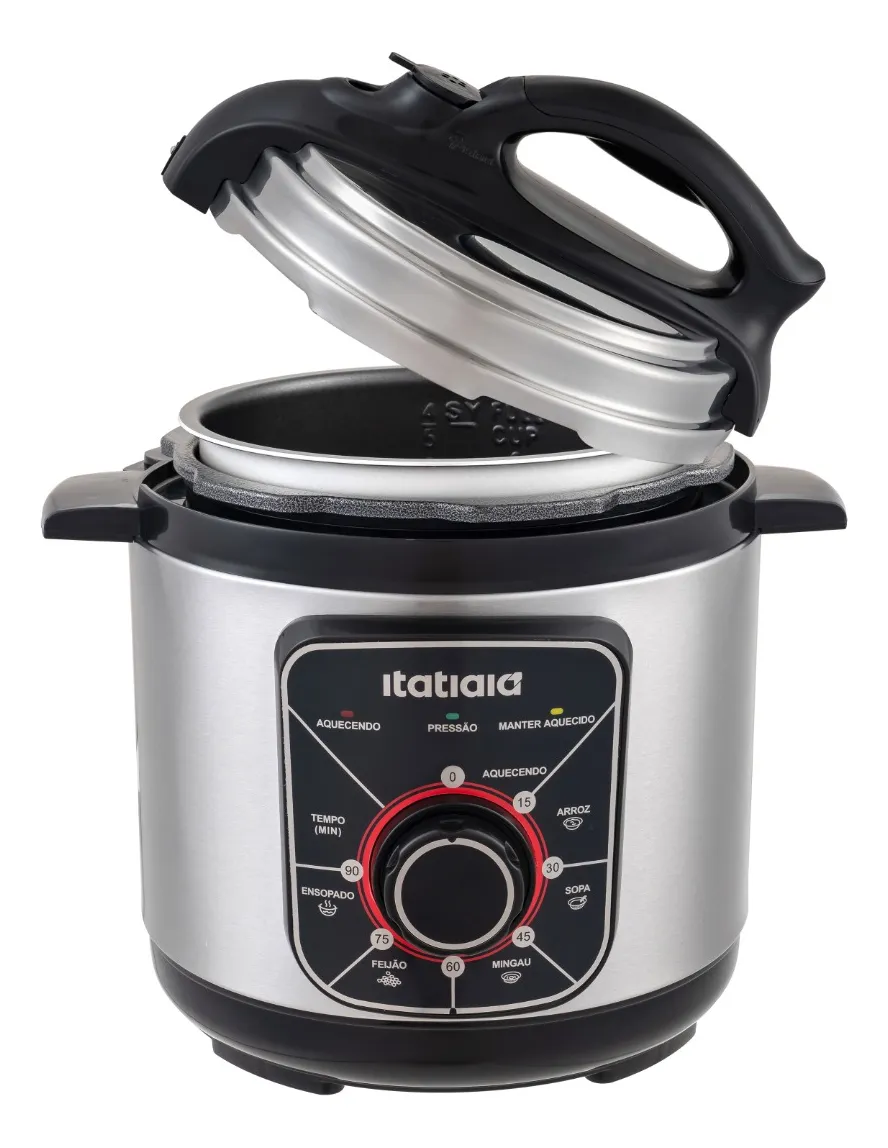 Panela Pressão Elétrica Itatiaia Pan Pres Ess 3l 220v Inox
